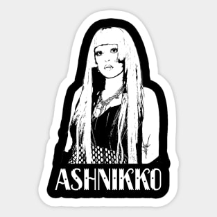 Retro Ashnikko style Classic 80s Sticker